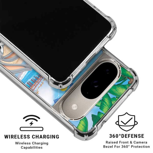 Looney Tunes Beach Google Pixel 10 Clear Case